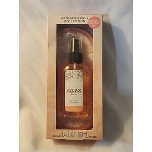 Aromatherapy Collection Pillow Mist & Eye Mask Rose Pink Relax 3.4oz